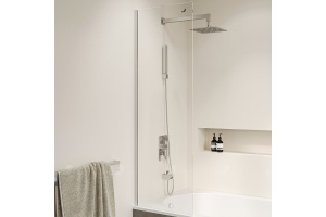 Шторка на ванну RGW Screens SC-056 30х150 профиль хром стекло прозрачное