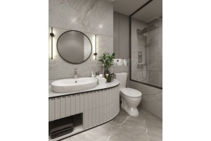 Раковина DIWO Самара 0116 , накладная чаша на столешницу, фаянсовая, 60 см, овальная, белая - 3