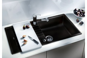 Мойка из гранита Blanco Zia черный (517568) - 3