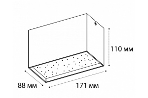 Накладной светильник Italline DL 3029 DL 3029 white 4000K - 3
