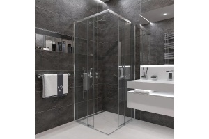 Душевой уголок Veconi Rovigo 80х80, хром (RV47-80-01-C4) - 3