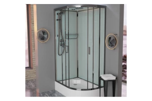 Душевая кабина Frank Brilliant 120х80 левая стекло матовое - 3