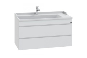 Тумба под раковину подвесная Санта Марс 100 белый