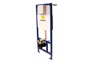 Комплект инсталляции beWash Vago с кнопкой смыва черный - хром - 3