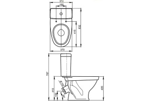 Унитаз-компакт Santeri Форвард - 3