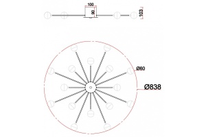 Потолочная люстра Freya Celebrity FR5242CL-16B - 2