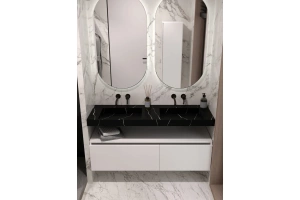 Раковина - столешница Art Flat 140 черный - 3