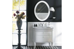 Тумба с раковиной Simas Lante LAM90 белый глянцевый - 2