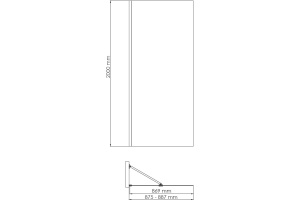 Душевая перегородка Wasserkraft Aisch 55W39 - 3