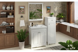 Тумба с раковиной Comforty Тбилиси 70 белый глянец - 2