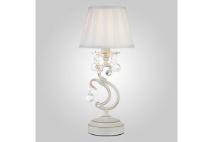 Настольная лампа декоративная Eurosvet Ivin 12075/1T белый Strotskis настольная лампа