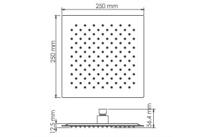 NEW A200 Верхняя душевая насадка - 3
