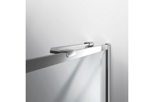 Шторка на ванну Vincea 70х140 профиль хром стекло прозрачное - 2