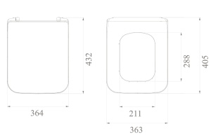 Сиденье для унитаза Boheme Hermitage белое золото с микролифтом - 2