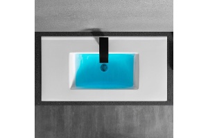 Раковина встраиваемая CeramaLux N 91.5 см белый (YJ-803-90) - 3