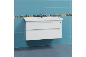 Тумба под раковину подвесная Санта Лондон 100 белый - 3