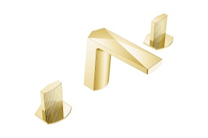 Смеситель для раковины Boheme Venturo золото матовое