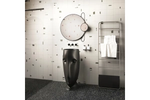 Раковина Kerasan Artwork Moloсo 474031 45 см, черная матовая - 3