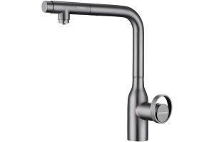 Смеситель для кухни Paulmark Urban серый матовый