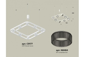 Подвесная люстра Ambrella Light XB XB9177200 - 3