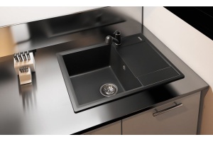 Мойка Flortek Консул 640, черный FG  - 2