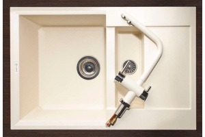 Мойка кухонная Omoikiri Sakaime 78-2-BE ваниль - 3