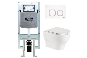 Комплект Weltwasser AMBERG 497 ST + ERLENBACH 004 GL-WT + AMBERG RD-WT (10000006686)