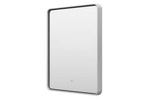 Зеркало Brevita Mercury 60x80 с подсветкой, платина (MER-Rett6-060/80-platinum) - 3