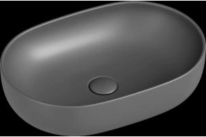 Раковина накладная Ceramica Nova Element 60х41.5 серая