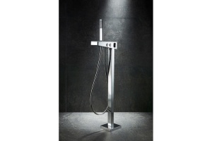 Смеситель напольный Black&White Universell хром - 3