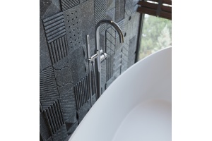 Смеситель для ванны с душем STWORKI Эстерсунд ES-06ni напольный - 3