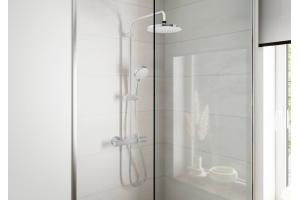Душевая стойка Hansgrohe Vernis Shape 26318000 Showerpipe 200 1jet Green с термостатом, хром - 2