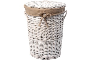 Корзина для белья Wasserkraft Aller WB-106-L белая, большая