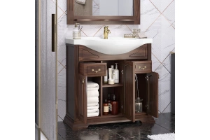 Тумба под раковину Opadiris Риспекто 85 темное дерево - 3