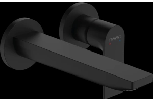 Смеситель для раковины Hansgrohe Rebris E черный матовый