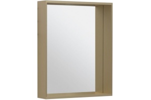 Зеркало Allen Brau Reality 60 с подсветкой латунь матовый - 3