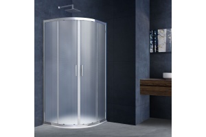 Душевой уголок Vincea Alpha VSQ-3AL800MT 80x80, профиль хром, стекло текстурное