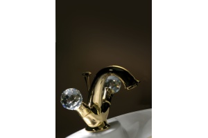 Смеситель для раковины Webert Karenina, золото (KA700102010) - 3