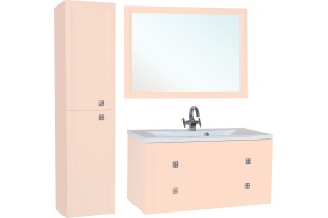 Зеркало Bellezza Милан 90 бежевое - 2