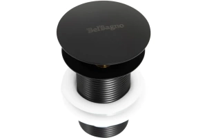 Донный клапан для раковины BelBagno черный (BB-SC-NERO) - 2