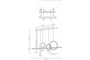 Подвесной светильник Velante Velante 431-106-06 - 3