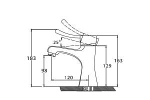 Смеситель для раковины KAISER Verona (29011) - 2