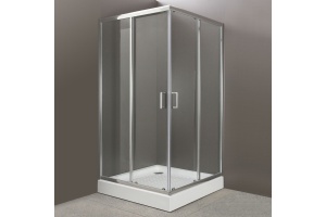 Душевой уголок BelBagno Uno 90х90 хром (UNO-195-A-2-90-C-Cr)