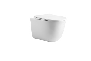 AQ1112-00 КЛАССИК Унитаз подвесной компакт безободковый 490*365*340