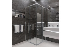 Душевой уголок Veconi Rovigo 80х80, хром (RV47-80-01-C4) - 2