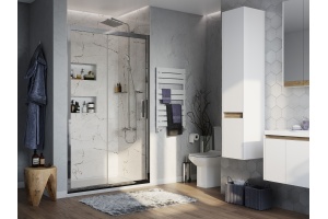 Душевая дверь в нишу STWORKI Стокгольм DE019D2150200 150 см профиль хром глянец - 2