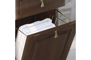 Шкаф-пенал Opadiris Риспекто 40 левый темное дерево - 3