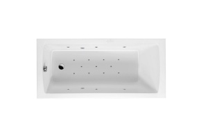 Ванна акриловая Excellent Aquaria Relax 150x70 с гидромассажем белый - хром