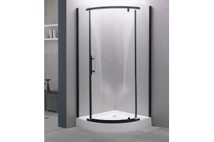 Душевой уголок Esbano 100х100 черный (ESUGD7025B)