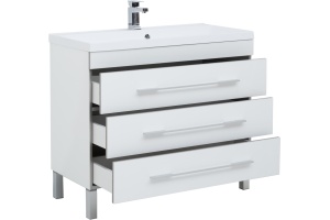 Мебель для ванной Aquanet Верона 100 белая - 3